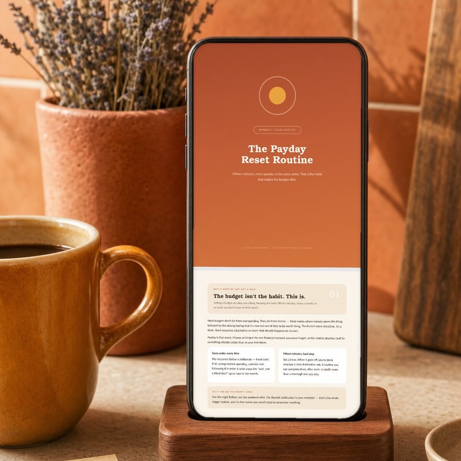 Payday Reset Routine preview