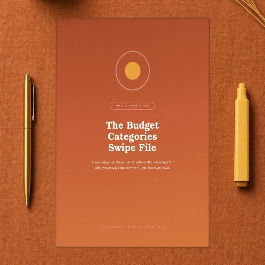 Budget Categories Swipe File preview